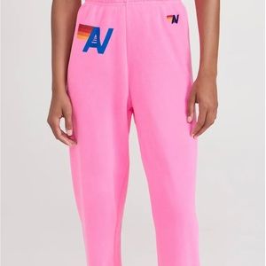 Aviator Nation Pink Sweatpants (medium)
